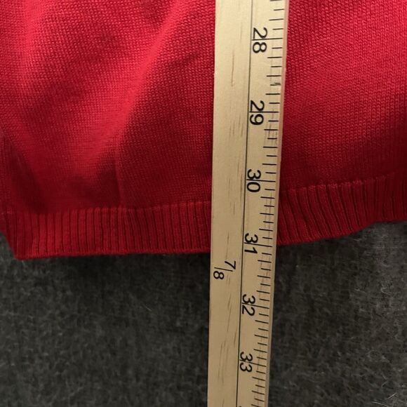 Calvin Klein Red Sparkle Long Sleeve Top Womens Plus Size 3X New with Tags - Picture 7 of 8